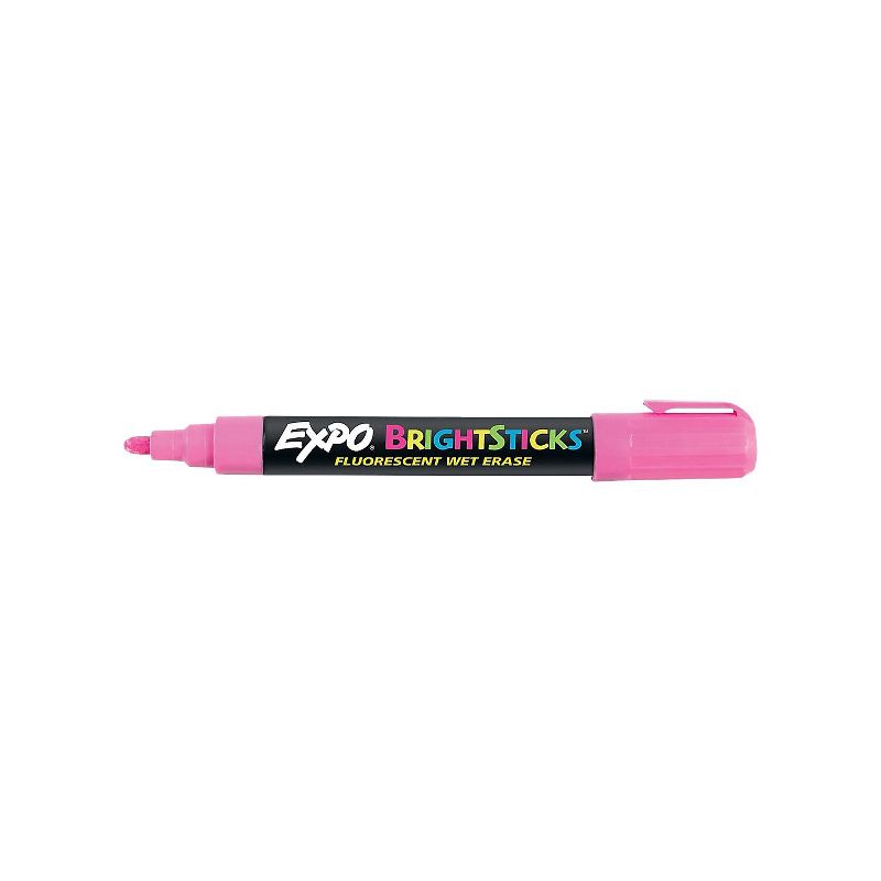 EXPO Bright Sticks Wet-Erase Fluorescent Marker Set Bullet Tip Assorted 14075, 5 of 9