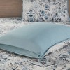 3 Pcs Elegant Floral Print Cotton Comforter Set, All Season Stylish Home Textile fits Lux Bedroom Decor - 4 of 4