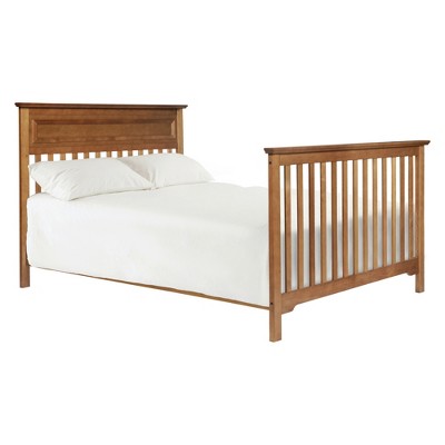 Chestnut Pine 4-in-1 Convertible Crib with High Headboard