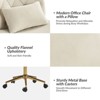 Nigel Modern Flannel Office Chair with Tilt and Adjustable Height Mecha|HULALA HOME - 4 of 4