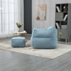NicBex High Back Bean Bag Chair for Adults and Kids,Lazy Sofa with Footstool for Living Room,Bedroom,Apartment - 4 of 4