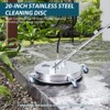 20/24" Pressure Washer Surface Cleaner, 4000 MAX PSI,Stainless Steel Surface Cleaner with 4 Wheels, with Double Handle for Concrete, Patio, Sidewalk - 3 of 4