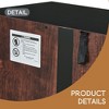 72.4" Tall Storage Cabinet With 8 Doors, 4 Tier Shelves Freestanding Floor Cabinet Organizer - Leovsnove - 3 of 4