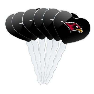 Seattle Secondary Logo Heart Love Cupcake Picks Toppers Decoration Set of 6