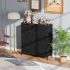 FDW 5/8/9 Dresser Fabric Dresser Wide Storage Chest for Bedroom Living Room - 2 of 4