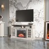 58Inch / 47Inch Fireplace TV Stand Media Furniture With Open Storage Shelves Cabinets TVs Entertainment Table - 2 of 3