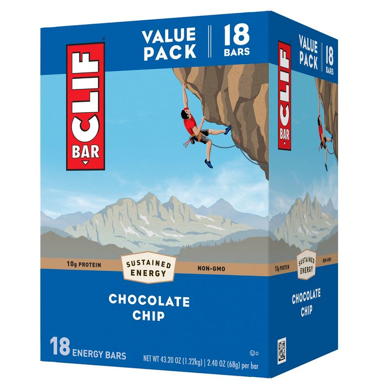 CLIF Bar Chocolate Chip Energy Bars 
, 1 of 15