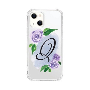 OTM Essentials Apple iPhone 15 Plus/iPhone 14 Plus Monogram Clear Tough Edge Floral Script Case - 1 of 4