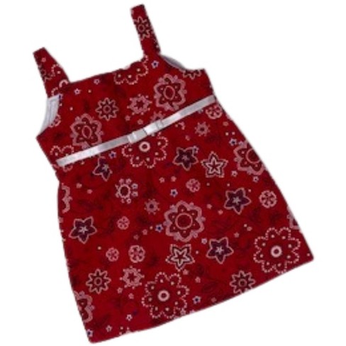 Doll Clothes Superstore Red Bandana Print Sundress Fits Cabbage Patch Kid And 15 16 Inch Baby Dolls Target