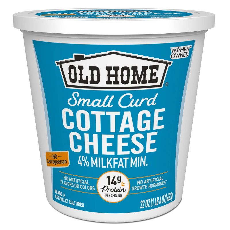 Old Home Small Curd Cottage Cheese - 22oz, 1 of 6