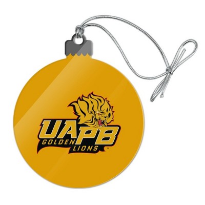 Arkansas at Pine Bluff Secondary Logo Acrylic Christmas Tree Holiday Ornament