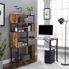 NicBex L Shaped Desk Home Office Desks Adjustable Desk with Storage with 1 Rotating Desktop and Hutch Storage for Study - 4 of 4