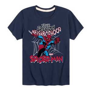 Boys' - Marvel - Friendly Neighborhood Spider-Man Short Sleeve Graphic T-Shirt - 1 of 4