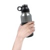 Brentwood GeoJug 40oz Stainless Steel Vacuum Insulated Water Bottle in Black - 2 of 4