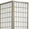 6 ft. Tall Window Pane - Special Edition - Gray, 5-Panel Room Divider, Japanese-Inspired, Hardwood Frame, Easy Maintenance - image 3 of 3