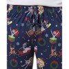 Rick and Morty Men's Christmas Sleep Tossed Print Pajama Pants - 3 of 4
