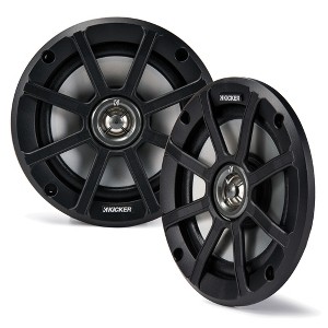 Kicker PSC65 6.5-Inch (160mm) PowerSports Weather-Proof Coaxial Speakers, 4-Ohm (Pair) - 1 of 4