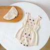 MyKids-USA Baby Girl Colorful Handmade Ball Patched Belted Knitted Bodysuit or Cardigan 1-Pieces Sets - 3 of 4