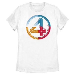 Womens The Fantastic Four: First Steps Power Emblem T Shirt - 1 of 4