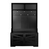 CLIHOME 43.3" Entryway Bench with Coat Rack, 3-in-1 Design Hall Tree with 7 Hooks and Adjustable Shelves - 3 of 4