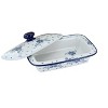 Blue Rose Polish Pottery 294 Ceramika Artystyczna Butter Dish - 2 of 2