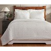 King Isabella Comforter 100% Cotton Tufted Chenille Comforter Set Ivory - Better Trends - 3 of 4