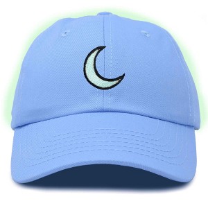 Dalix Moon Embroidered Crescent Astronomy Night Cotton Dad Hat Baseball Cap Adjustable Womens - 1 of 4