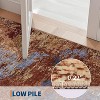homfan Non-Slip Abstract Runner Rugs, Ultra-Soft Low Pile Floor Cover, Stain Resistant Contemporary Indoor Floor Carpet for Hallway, Bedroom - 4 of 4