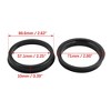 Unique Bargains Car Hub Centric Rings Wheel Bore Center Plastic 2.62" to 2.25" Black 4pcs - 4 of 4