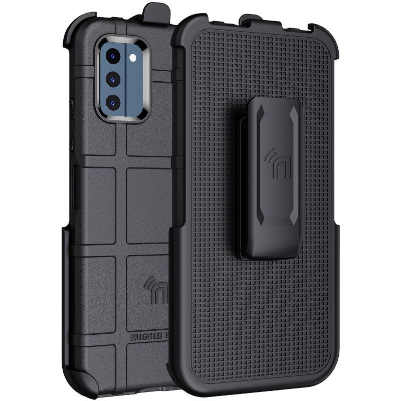 Nakedcellphone Combo for Nokia C300 Phone - Special Ops Case and Holster Belt Clip, 1 of 11