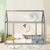 Montessori Floor Bed with House Roof Frame, for Kids - 2 of 4