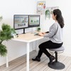 Mount-It! Dual Monitor Mount | Double Monitor Desk Stand Arm | Two Articulating Arms Fit Two Screens 17 - 27 Inch Computer | C-Clamp Base - 2 of 4