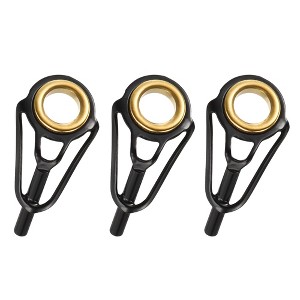 Unique Bargains Stainless Steel Ring Guide Fishing Rod Tip Repair Kits 3 Pcs - 1 of 4