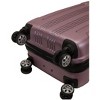 Rockland London Hardside Expandable Luggage with Spinner Wheels Pink Carry-On 20-Inch - 2 of 4