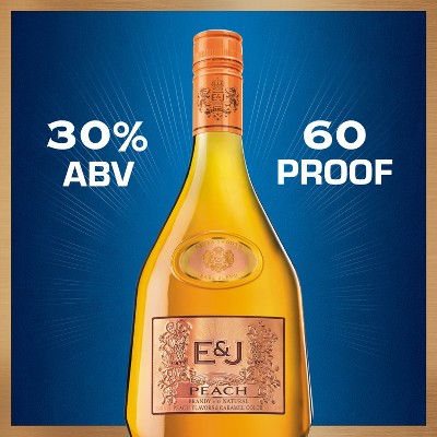 E&J Flavored Peach Brandy - 750ml Bottle