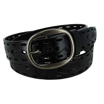 AS Rocks Patent Leather Belt Black