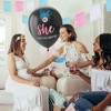 Juvale Gender Reveal Balloon Kit – 2-Pack Giant XL Confetti Balloons with 24 Tassels and String – Gender Reveal Party Supplies, 36-Inch Diameter - 2 of 4