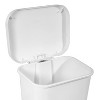 11.9gal Step Trash Can White - Room Essentials™ - image 4 of 4