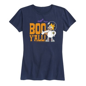 Women's - SpongeBob SquarePants - Halloween Sandy Boo Y'all! Short Sleeve Graphic T-Shirt - 1 of 4