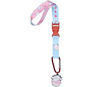 Cinnamoroll Wrist Strap Lanyard For Keys Keychain Wallet with Carabiner - 1 of 4