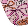 Deny Designs Doodle By Meg Pink Bow Print Memory Foam Bath Rug: Non-Slip, Machine Washable, Woven Polyester - image 3 of 4