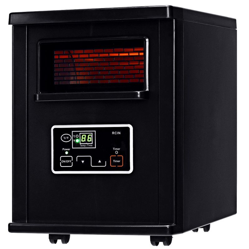 Costway 1500W Electric Portable Infrared Quartz Space Heater Remote, 1 of 11