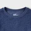 Kids' Adaptive Fleece Crew Sweatshirt - Cat & Jack™ Navy Blue - 3 of 3