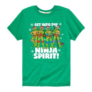 Boys' - Teenage Mutant Ninja Turtles - Get Into The Ninja Spirit Short Sleeve Graphic T-Shirt - 1 of 4