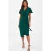 Quiz Women's Liverpool Glitter Angel Sleeve Midi Dress - 3 of 4