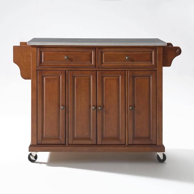 Full Size Stainless Steel Top Kitchen Cart - Crosley
