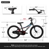 Cesicia Kids Bike with 20 Inch Wheels, Only 1-Speed, Front V Brake, Rear Holding Brake, for 3-5 Years Old - 3 of 4