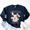 Simply Sage Market Women's Graphic Sweatshirt Coquette Cottontail Bunny Club - 3 of 4