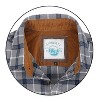 Gioberti Boy's Single Pocket Flannel Shirt with Corduroy Contrast - 2 of 4