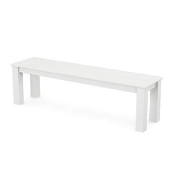 POLYWOOD Parsons Outdoor Patio Dining Bench